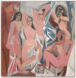 Description : Description : Description : Description : Description : Description : D:\DOCUMENTS VISUELS POUR COURS\MONOGRAPHIES\PICASSO Pablo  1881-1973\2- 1907-14 PERIODE CUBISTE\Les demoiselles d'Avignon, 1907, huile sur toile, 243.9 x 233.7 cm, The Museum of modern Art, New York..jpg